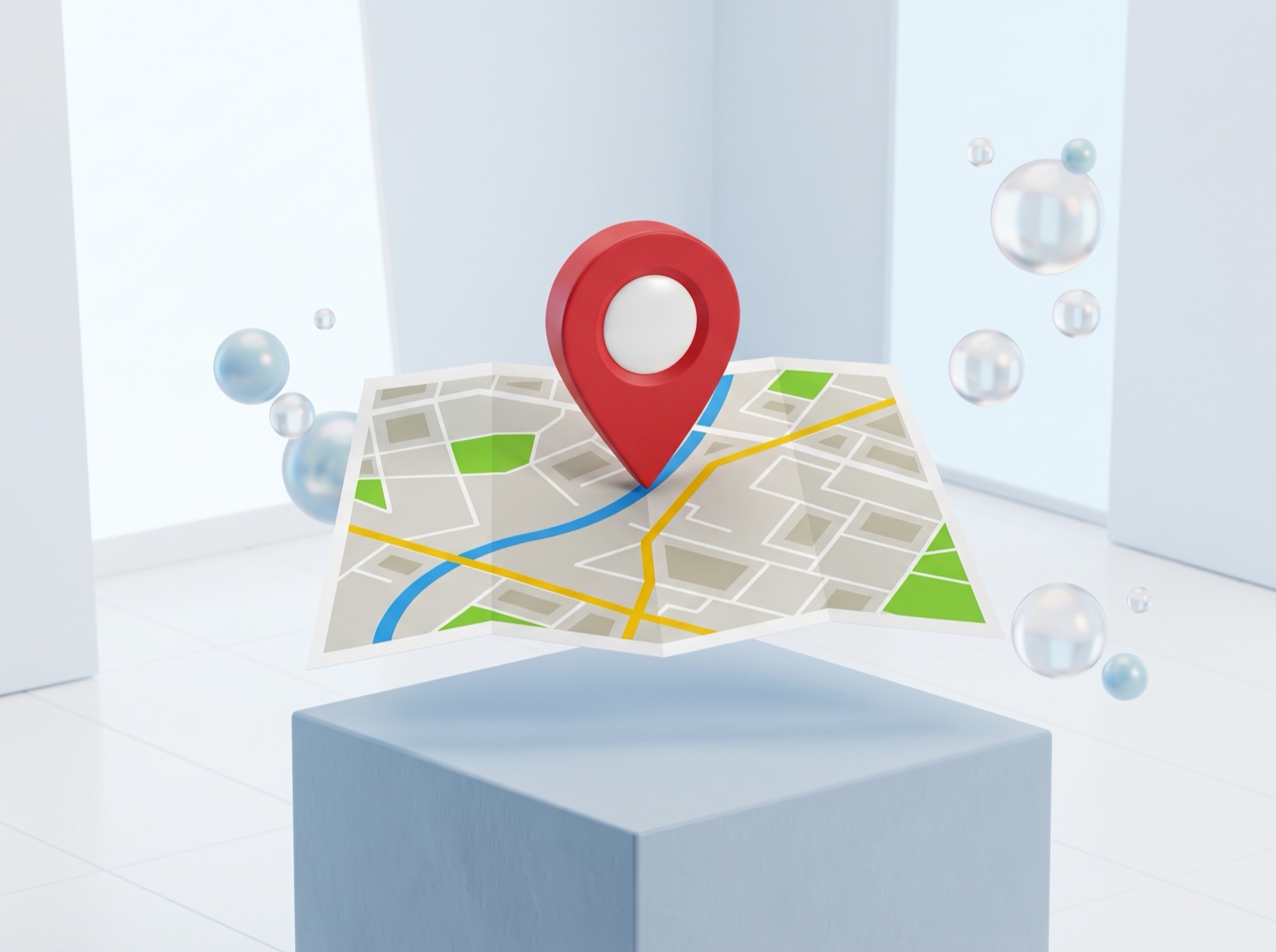 Mapa ilustrado como apoio para planejar os primeiros passos do negócio